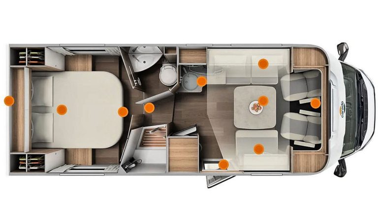 Rolling Turtles - Motorhome Low Profile Semi-Integrated Carado 02